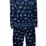 Harry Potter Pajama Set Women’s Small Blue Soft Fleece Cozy Lounge Nerdy 2 Photo 3