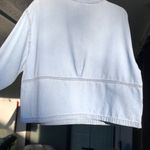 CMC by color me cotton Chambray Denim Jean Top Shirt Short SZ L Blue Size L Photo 4