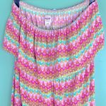 MOSSIMO Y2K Strapless Maxi Dress Boho colorful size Medium Pink Photo 2