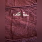 14th & Union  T-Shirt - Maroon. Photo 2