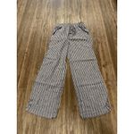 Briggs Ladies' Linen Blend‎ Pull On Loose Fit Pant Sz S Blue Photo 2