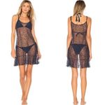 PilyQ Starry Dress in Starlight Swim Coverup Size M/L Navy Blue Medium Large Photo 10