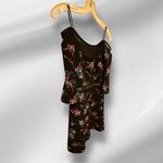 Guess  Los Angeles Black‎ Floral Dress nwot Photo 3