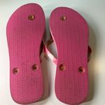 Vera Bradley  Pink Floral Flip Flops Sandals Women’s Size 7/8 EUC Photo 5
