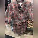 Charlotte Russe  Red and Gray Plaid one piece outfit. Skirt! Photo 1