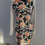 Brickyard Buffalo Floral Print Long Sleeve Bodycon Dress S Photo 0