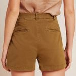 Anthropologie khaki pleated kelyn shorts Photo 2