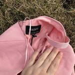 Bardot NWT Gigi Ruffle Hem Fit & Flare Minidress Light Pink Photo 4