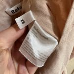 Reformation Champagne Cream Peppermint Ruffle Wrap Maxi Dress Photo 4