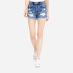 Kendall + Kylie The Icon Distressed Shorts Photo 0