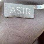 ASTR Floral Romper Long Sleeve Button V Neck Black and White Women's Size Small Photo 9