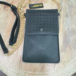 SeOSTO Black Leather Crossbody Bag Stadium Travel Purse Cell Phone Wallet Photo 3