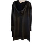 Free People  Queen of Hearts Hooded Tunic Black Long Sleeve S Photo 9