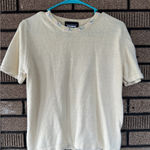 Designers Originals Studio Cream Floral Embroidered Knit Top Size P/M Yellow Photo 0