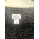 Stars Above  Women's Size Medium Black Cozy Knit Long Sleeve Pullover Lounge Top Photo 2