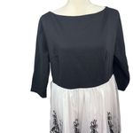 Crochet/embroidered midi dress, 4X, holiday, formal, festive, party, cotton Multiple Photo 1