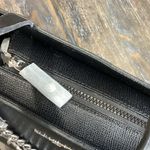 Karl Lagerfeld Black Leather Satchel with Karl Logo Charms Photo 3