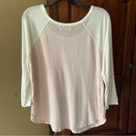 Abercrombie & Fitch Baby Pink Baseball Tee Shirt Medium Photo 1