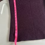Dana Buchman Vintage Eggplant Purple Wool Knit Metallic Women's Tank Top Photo 8