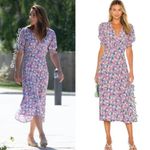 Faithfull the Brand Faithful The Brand Marie Louise Mini Dress in Nefeli Floral Purple US 2 AUS 6 Photo 1