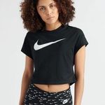 Nike Crew Neck Cropped Workout Shirt Photo 0