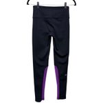 Alo Yoga Women Black Purple Mesh Leggings XS Athletic Gym Workout Photo 1