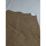Ella Moss  Wide Leg Crop Pants Khaki Tan Size 12 Utility Casual Photo 5