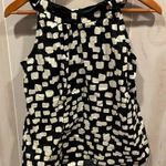 AB Studio Cute vintage 90’s breezy cotton tie collar high neck sleeveless blouse  Photo 0
