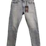 Levi's  501 Skinny Jeans Blue High Rise Button Fly 31 x 28 New Photo 0