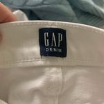 Gap Distressed White Denim Mini Skirt Photo 4