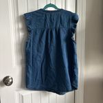 Old Navy  Blue Denim Sleeveless Top Photo 1