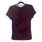Athleta  Women's Encore Plum Crewneck Athletic Tee Top Size M Photo 2