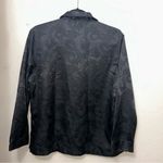 Victoria's Secret Satin Pajama Set Black Dragon, Long Sleeve & Pants, Gold VS Photo 6