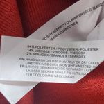 Band of Gypsies Band of the Free Orange Knit Midi Pencil Skirt Size Small NWT Rust Pencil Skirt Photo 7