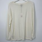 A New Day LIGHTWEIGHT WHITE LONG SLEEVE TOP MEDIUM Photo 1