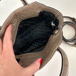 Diane Von Furstenberg NWT  Embossed Ostrich Mushroom Satchel Stella mini‎ Bag Photo 11