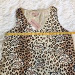 Philosophy Women’s leopard prints V neck high low tank top Small Photo 2