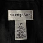 Bloomingdale’s Petite SZ 6P Wool Blazer Jacket Lined Collared Lace Accents Black Photo 10