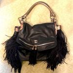Just Cavalli Rare  leather bag with fringe Photo 2