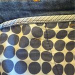 Boden Denim Jean Mini Skirt with Front Godet Pleat Pockets Medium Wash Classic Blue Size 12 Photo 7