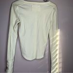 We The Free  Women's Long Sleeve Green Knit Sweater Size XS Photo 5