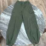 BDG Urban Outfitters  Green Utility Cargo Jogger High-Rise Pants Elastic Waist S Photo 1