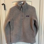 Patagonia  Women's Cozy Gray Sherpa Pullover Size Medium Photo 1