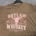Outlaw Whiskey Shirt Brown Size XXL Photo 1