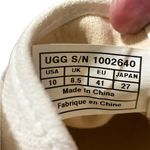 UGG  Halley off white canvas linen look shoes size 10 Photo 7