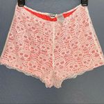 Modern Lux skull shorts women’s size medium orange cream double layer elastic @ Photo 2