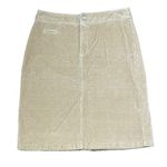 Orvis  Corduroy‎ Skirt Plus Size 14 Tan Womens Cotton Stretch Blend 32" Waist Photo 0