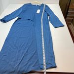 Veronica Beard  Rome Asymmetrical Midi Tunic Top French Blue Size 4 TOP‎ ONLY NEW Photo 12