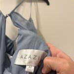 Azazie  Light Blue Maxi Bridesmaid Dress Photo 6