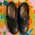 Clarks Gael Bombay leather velcro loafers. Size 8. Photo 0